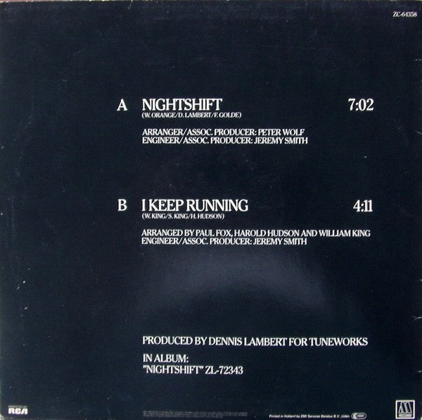 Commodores : Nightshift (12",45 RPM)