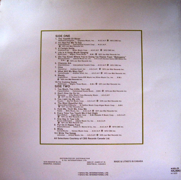Johnny Mathis : Sincerely Yours (LP,Compilation)