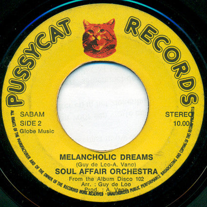 Picknicks, The, Soul Affair Orchestra, The : I'm Alone / Melancholic Dreams (7")