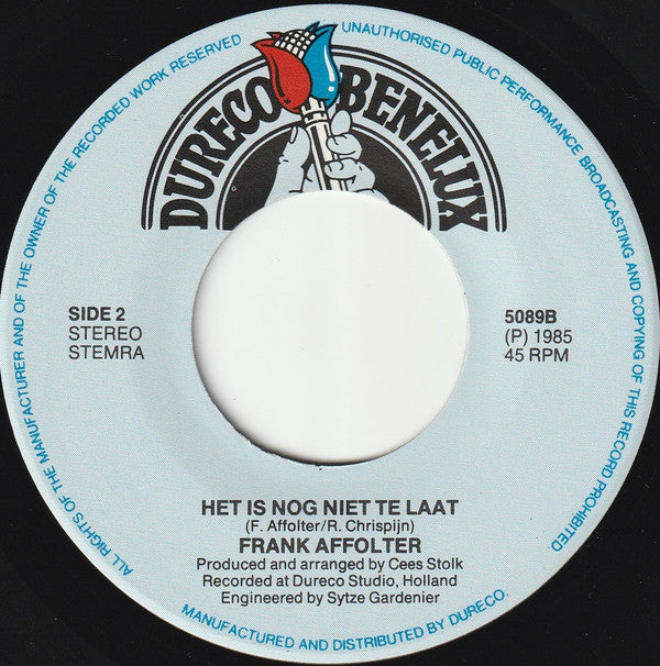 Frank Affolter : The Way To Love (7",45 RPM,Single)