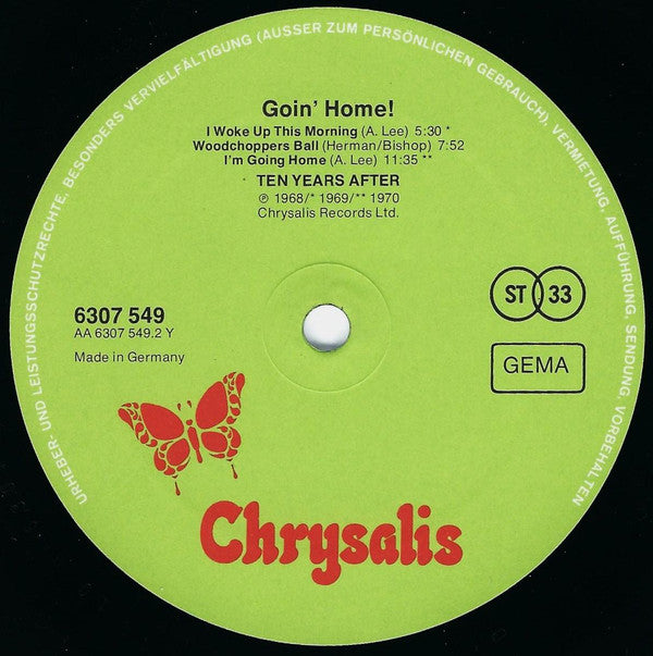 Ten Years After : Goin' Home! (LP,Compilation,Reissue)