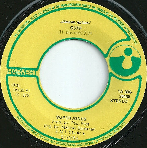 Superjones : Neon Light (7",45 RPM,Single,Stereo)