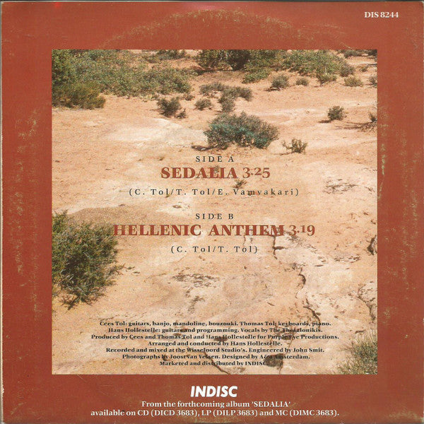 Tol & Tol : Sedalia (7",45 RPM,Single,Stereo)