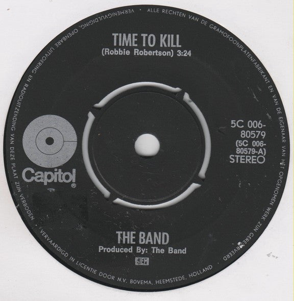 Band, The : Time To Kill (7",45 RPM,Single)