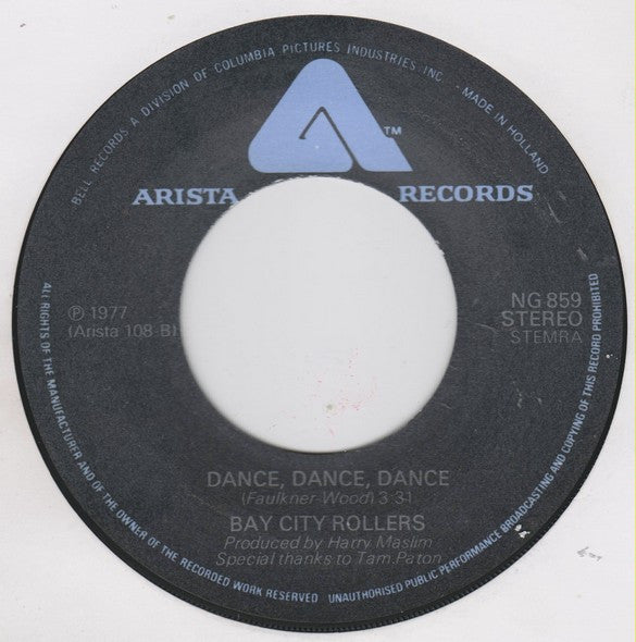 Bay City Rollers : It's A Game (7",45 RPM,Single,Stereo)