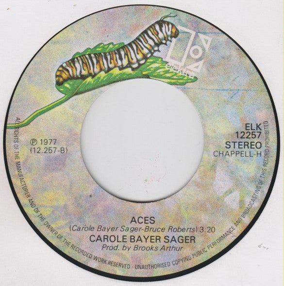 Carole Bayer Sager : You're Moving Out Today (7",45 RPM,Single,Stereo)