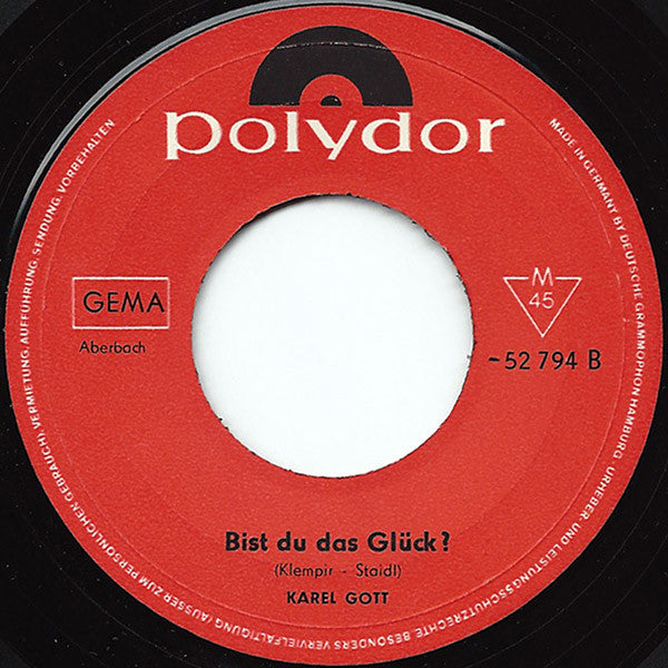 Karel Gott : Schiwago Melodie (Weißt Du Wohin?) (7",45 RPM,Single,Mono)