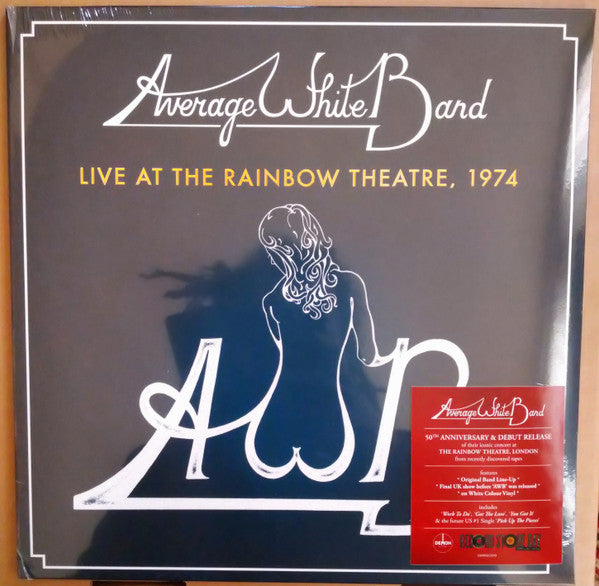 Average White Band : Live At The Rainbow Theatre 1974 (LP,Album,Record Store Day,Mixed)