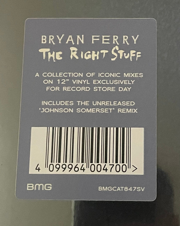 Bryan Ferry : The Right Stuff (12",45 RPM,Record Store Day,Limited Edition,Special Edition,Stereo)