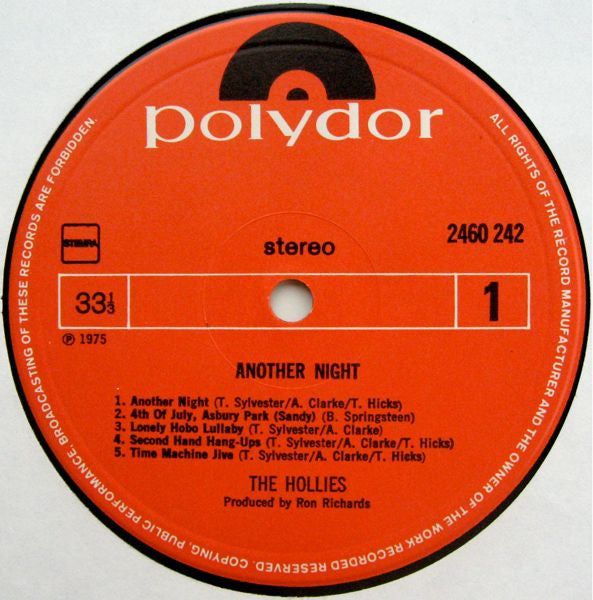 Hollies, The : Another Night (LP,Album)