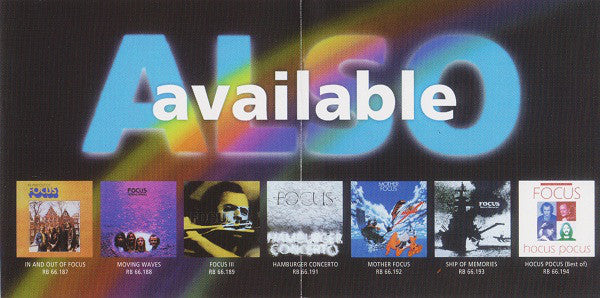 Focus (2) : At The Rainbow (Album,Reissue)