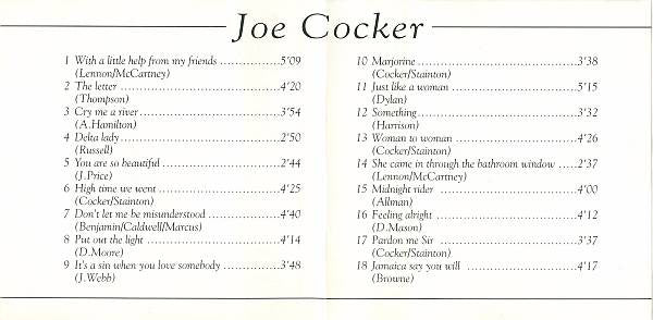 Joe Cocker : With A Little Help From My Friends - His Greatest Hits (Compilation)