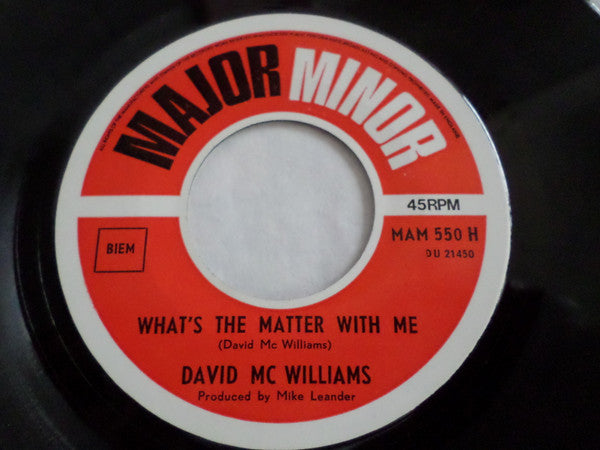 David Mc. Williams* : Three O'Clock Flamingo Street (7", Single, Mon)