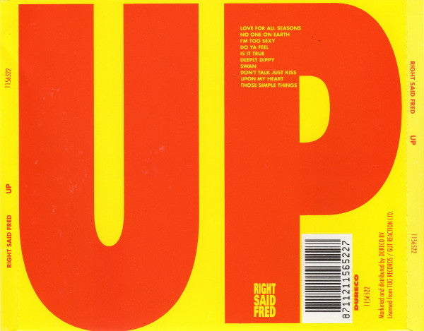 Right Said Fred : Up (Album,Stereo)