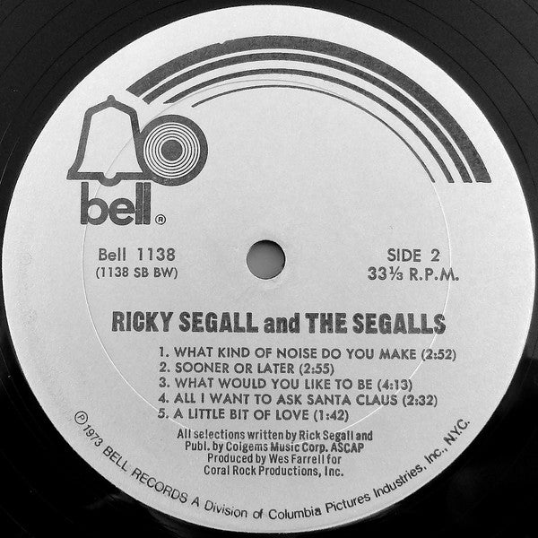 Ricky Segall And The Segalls : Ricky Segall And The Segalls (LP,Album)