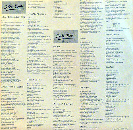 Cyndi Lauper : She's So Unusual (LP,Album,Stereo)