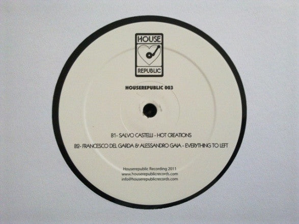 Various : Houserepublic 003 (12",33 ⅓ RPM)