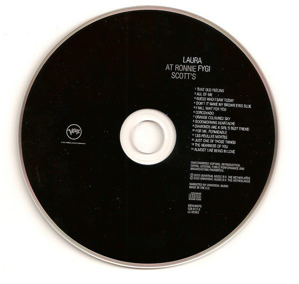 Laura Fygi : Laura Fygi At Ronnie Scott's (Album,Reissue)