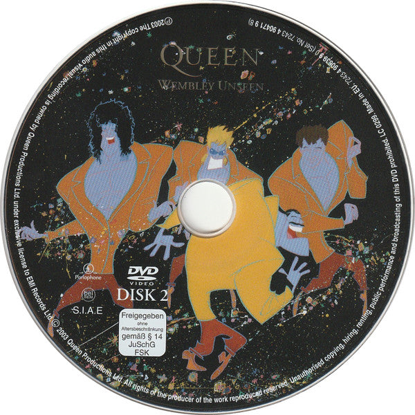 Queen : Live At Wembley Stadium (DVD-Video,Multichannel,PAL,Album,Reissue,Stereo)