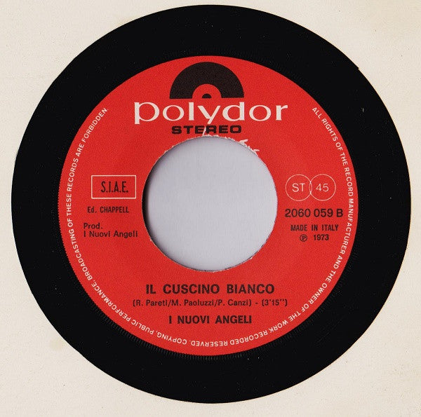 I Nuovi Angeli : Anna Da Dimenticare (7",45 RPM)