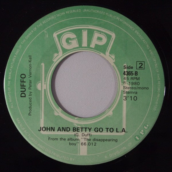 Duffo : That Kinda Guy (7",45 RPM,Single)