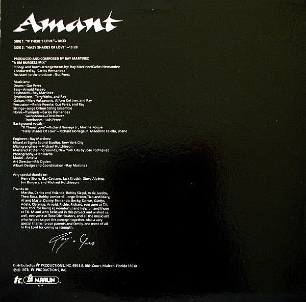 Amant : Amant (LP,Album)