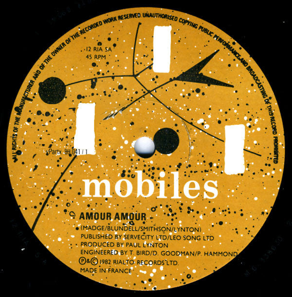 Mobiles : Amour Amour (12",45 RPM)