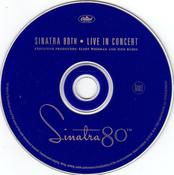 Frank Sinatra : Sinatra 80th Live In Concert (Compilation)