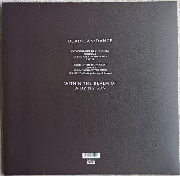 Dead Can Dance : Within The Realm Of A Dying Sun (LP,Album,Reissue,Remastered,Repress)
