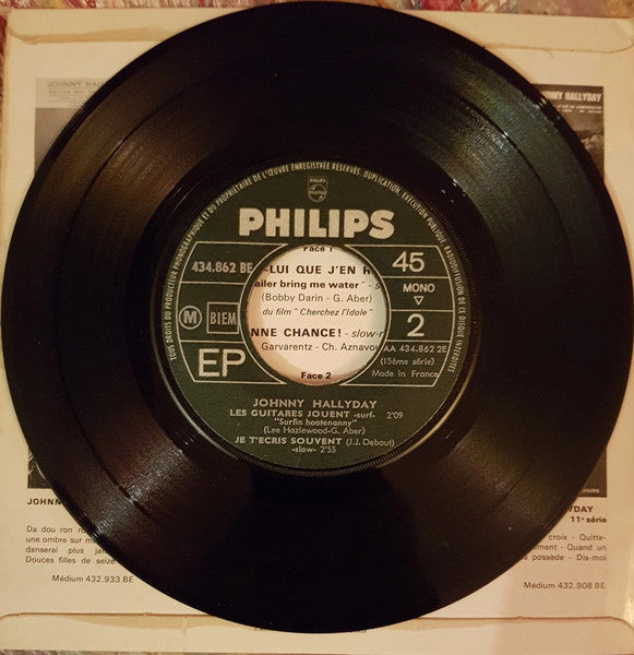 Johnny Hallyday : Dis-lui Que J'en Rêve (7",45 RPM,EP,Mono)