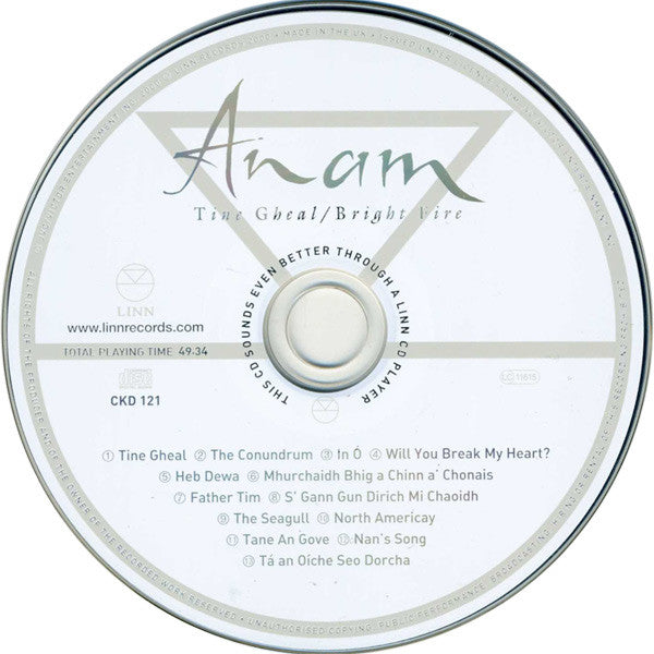 Anam : Tine Gheal / Bright Fire (Album)