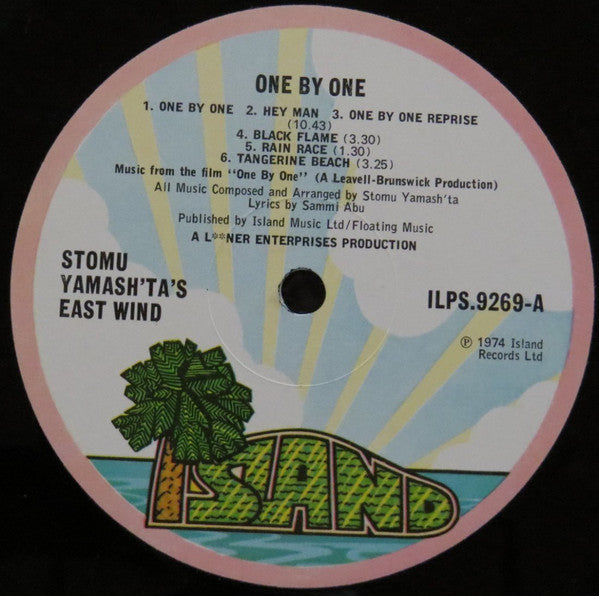 Stomu Yamash'ta's East Wind : One By One (LP,Album)