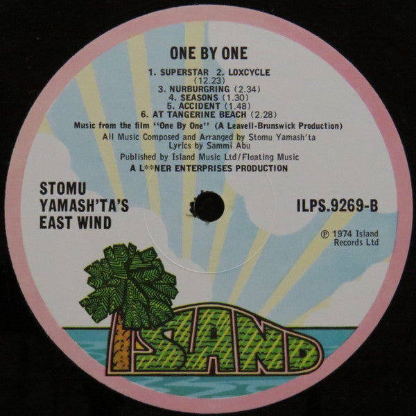 Stomu Yamash'ta's East Wind : One By One (LP,Album)