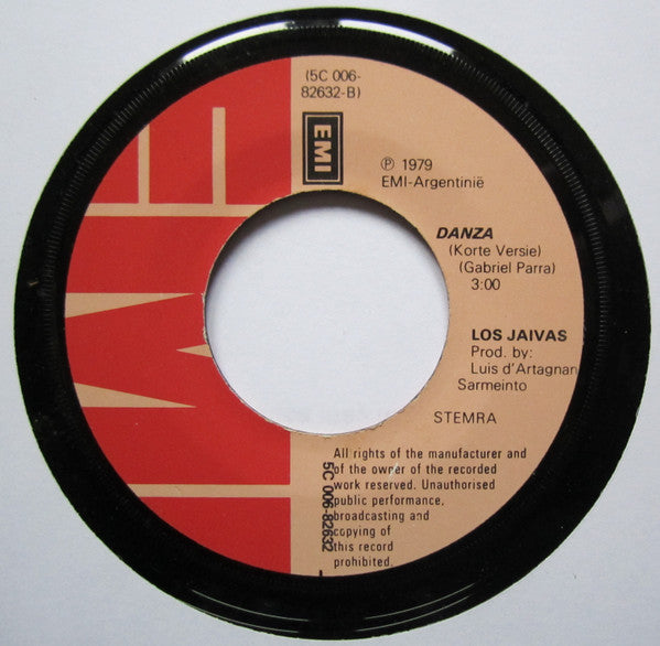 Los Jaivas : Bebida Magica / Danza (7",45 RPM)