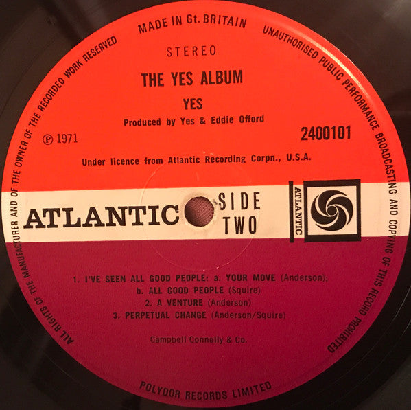 Yes : The Yes Album (LP,Album)