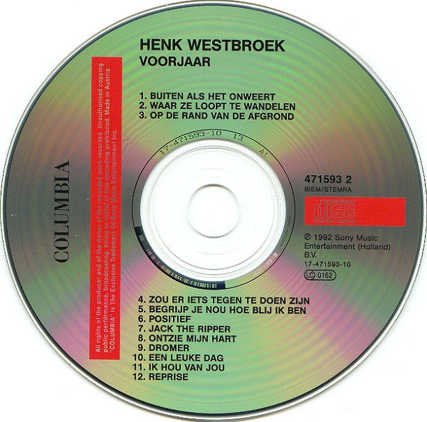 Henk Westbroek : Voorjaar (Album)