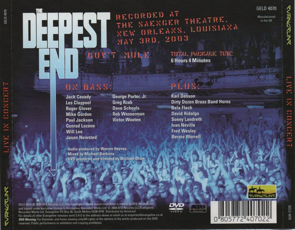 Gov't Mule : The Deepest End (Album)