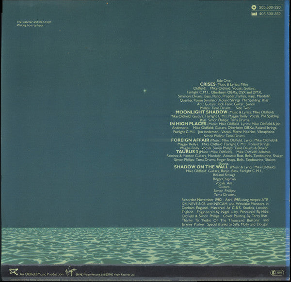 Mike Oldfield : Crises (LP,Album,Stereo)