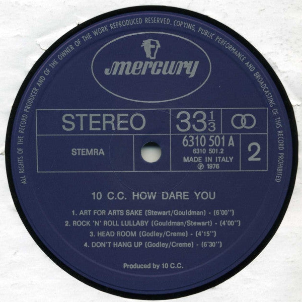10cc : How Dare You! (LP,Album)