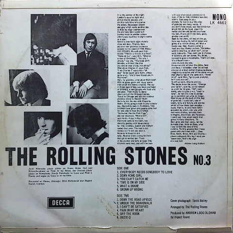 The Rolling Stones : The Rolling Stones Nr. 3 (LP, Album, Mono, Fli)