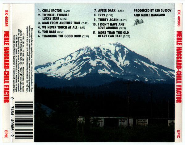 Merle Haggard : Chill Factor (Album)