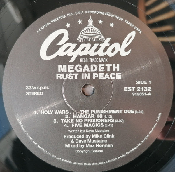 Megadeth : Rust In Peace (LP,Album,Reissue)