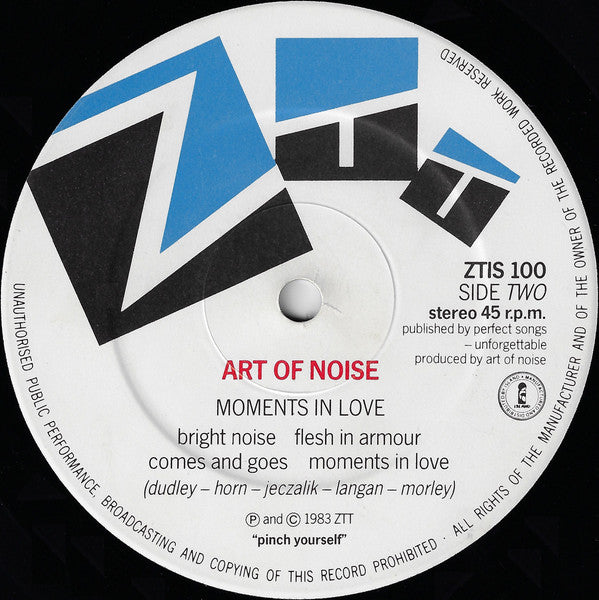 Art Of Noise, The : Into Battle With The Art Of Noise (12",45 RPM,EP,Stereo)