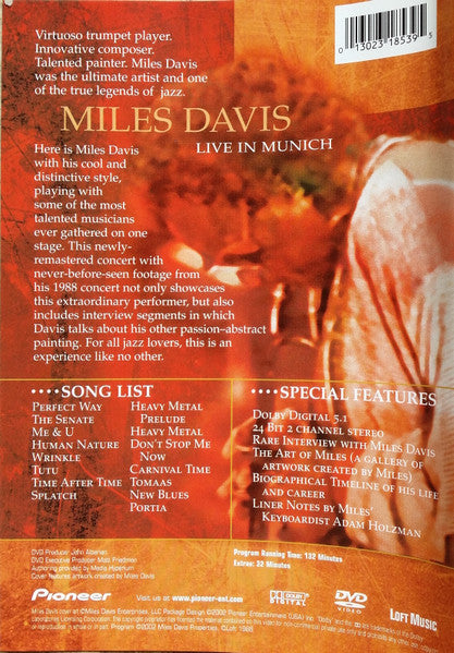 Miles Davis : Live In Munich (DVD-Video,Multichannel,PAL)