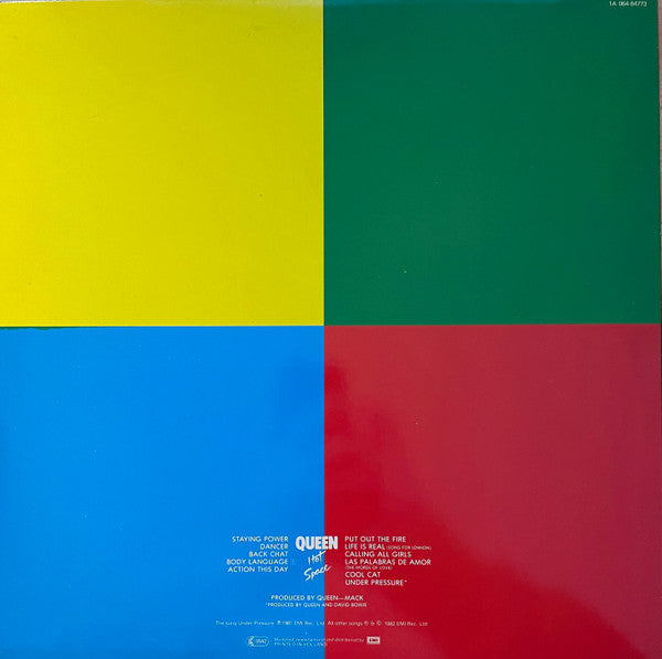 Queen : Hot Space (LP,Album,Stereo)