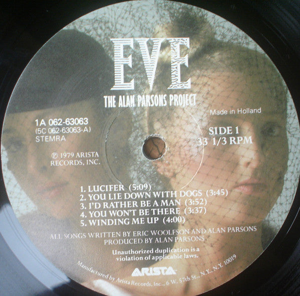 Alan Parsons Project, The : Eve (LP,Album)