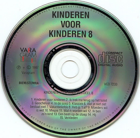 Kinderen voor Kinderen : Kinderen Voor Kinderen 8 (Album)