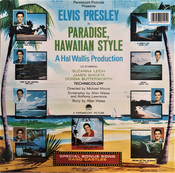 Elvis Presley : Paradise, Hawaiian Style (LP, Album, RE)