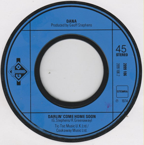 Dana (9) : Please Tell Him That I Said Hello (7", Single)