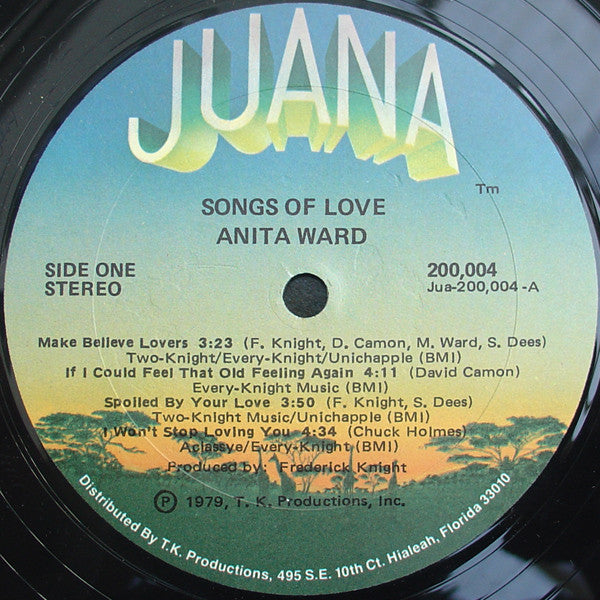 Anita Ward : Songs Of Love (LP,Album)